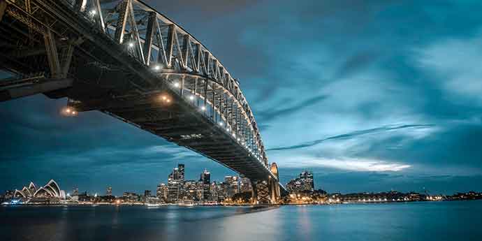 Sydney's Harbour bridge image
