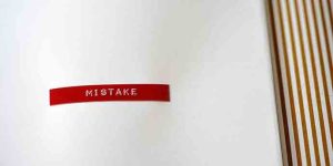 Mistake image